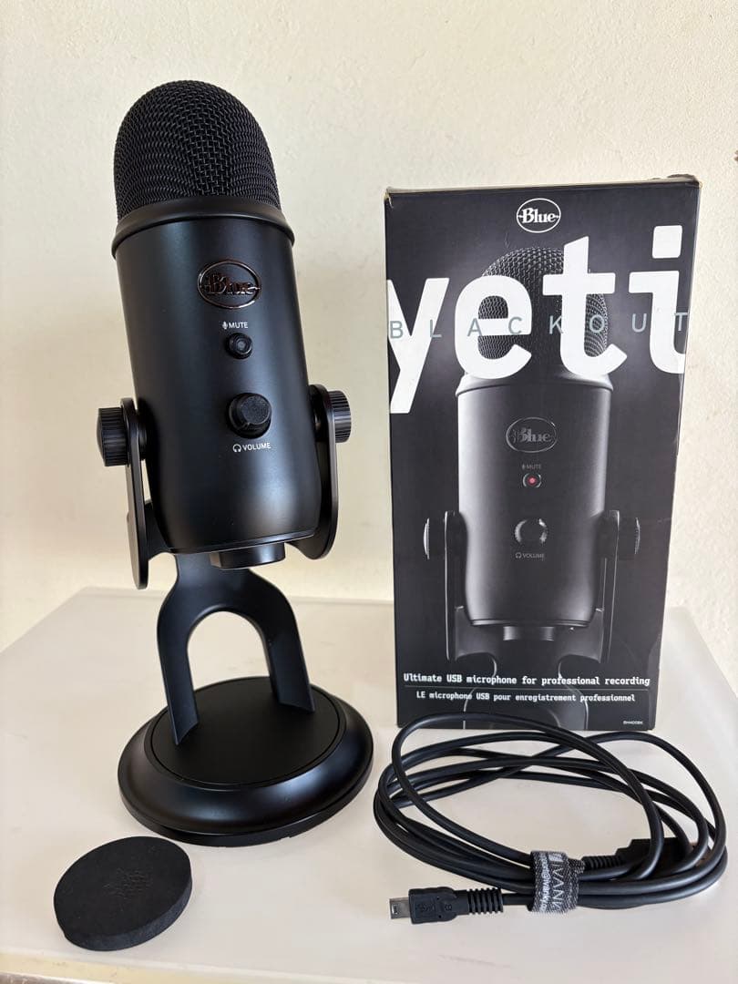 blue yeti USBコンデンサーマイク 美品