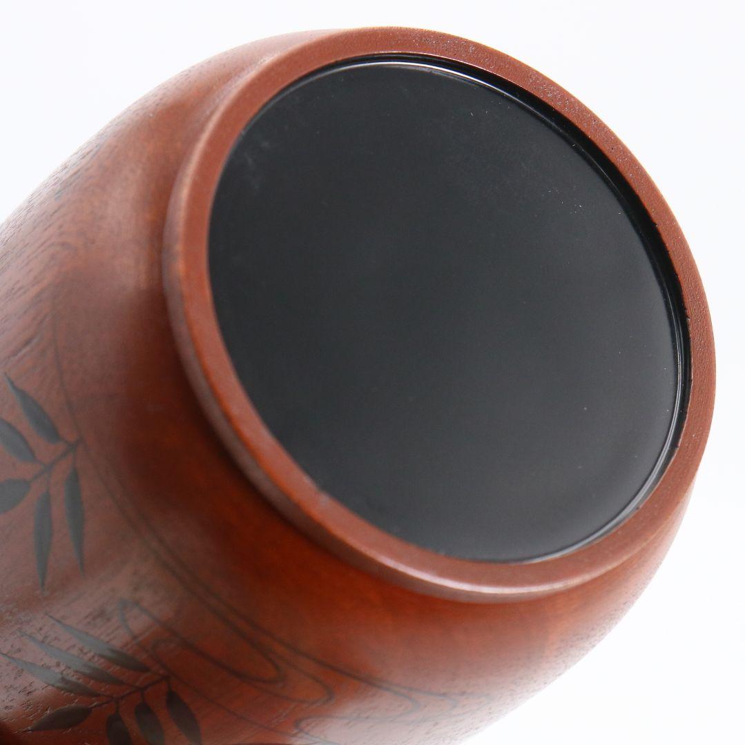 道場宗廣作 苫屋棗 千鳥蒔絵 茶道具 共箱　V936