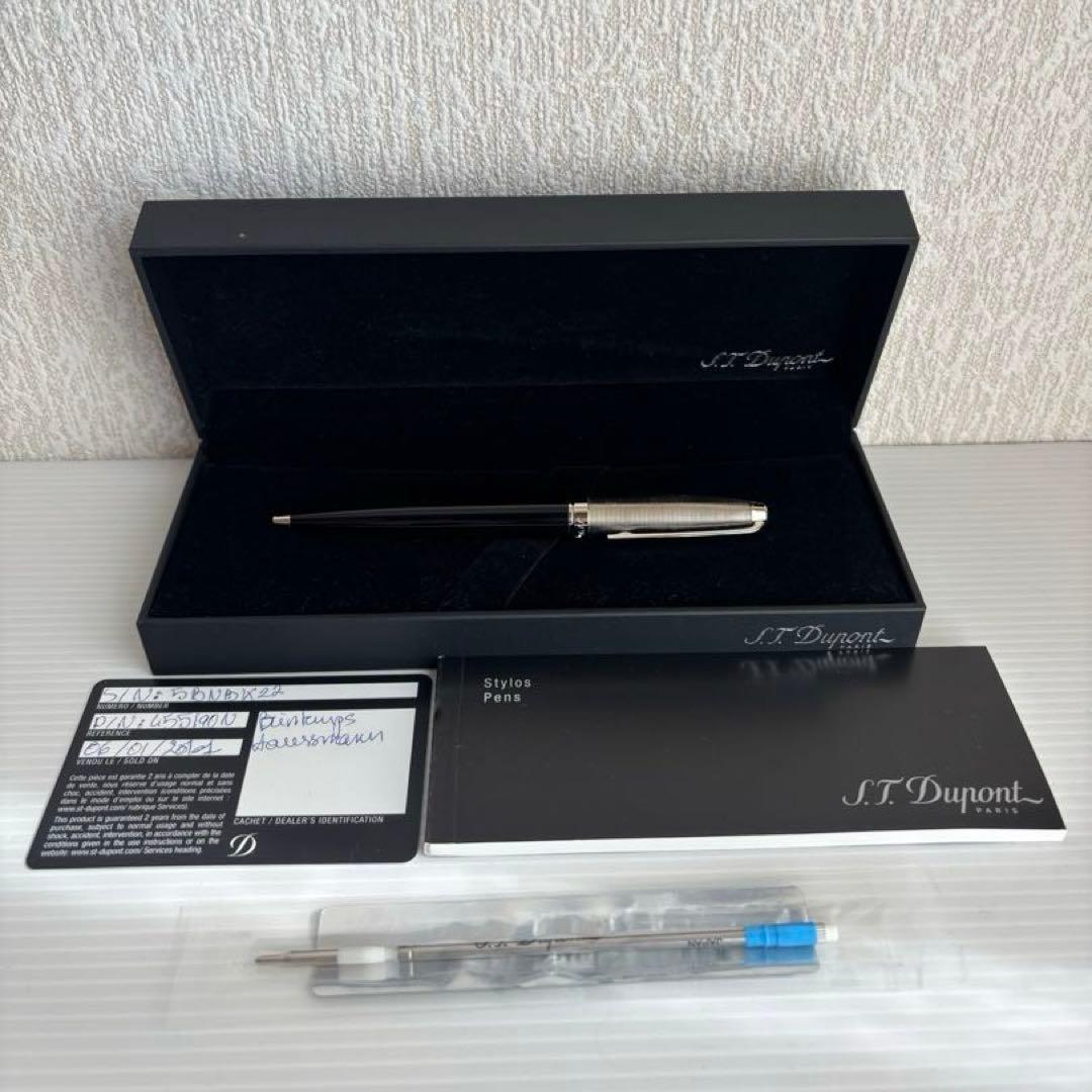 美品　デュポン S.T.Dupont ボールペン 箱、替え芯付き