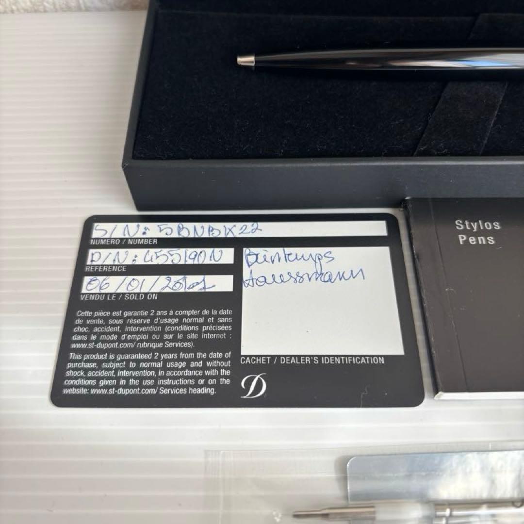 美品　デュポン S.T.Dupont ボールペン 箱、替え芯付き