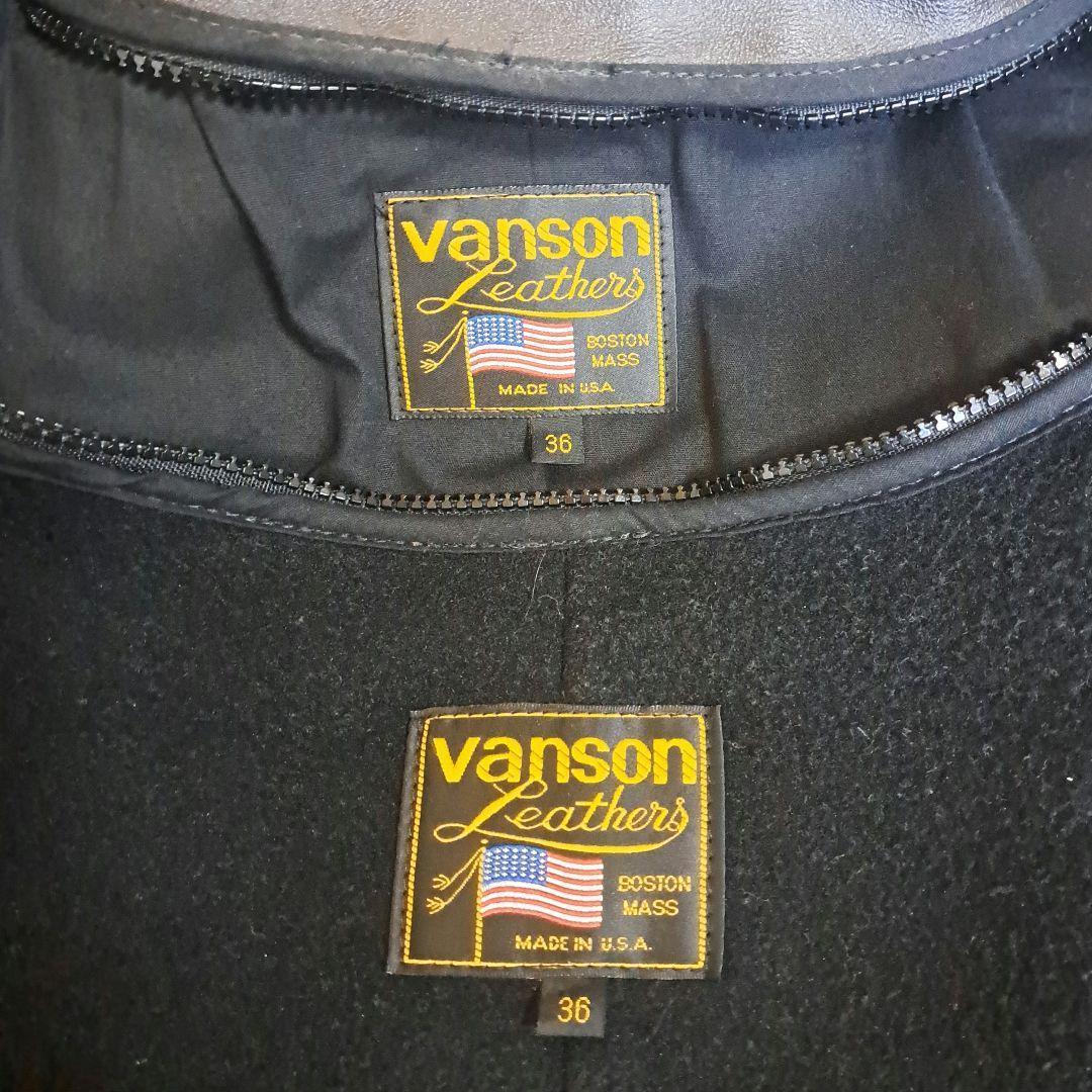 o*j様 VANSON　B　シングルライダース　オクタゴン　36　ダークブラウン