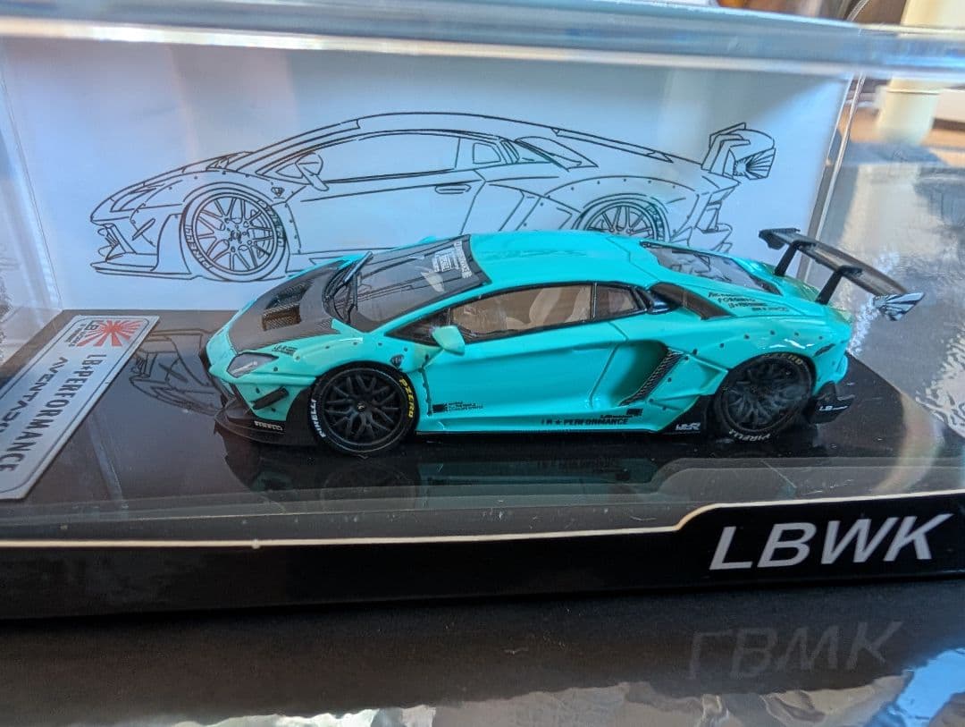 LIBERTYWALK ランボルギーニ アヴェンタドール　1/64 4台セット