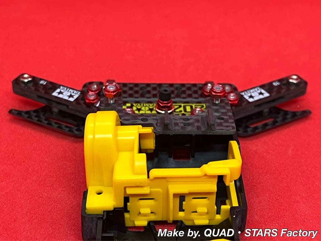 【ミニ四駆・VZ用】1軸リヤアンカー＋リヤスキッド＋モーター押さえ＋ Aパーツ