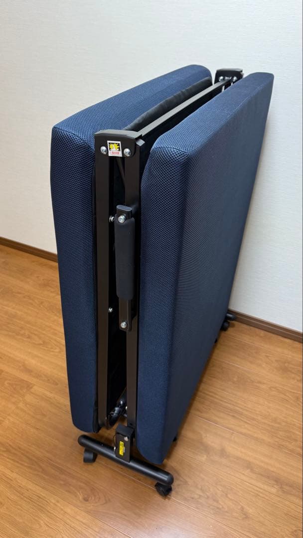 セミシングル 折りたたみ 14段階リクライニング ベット