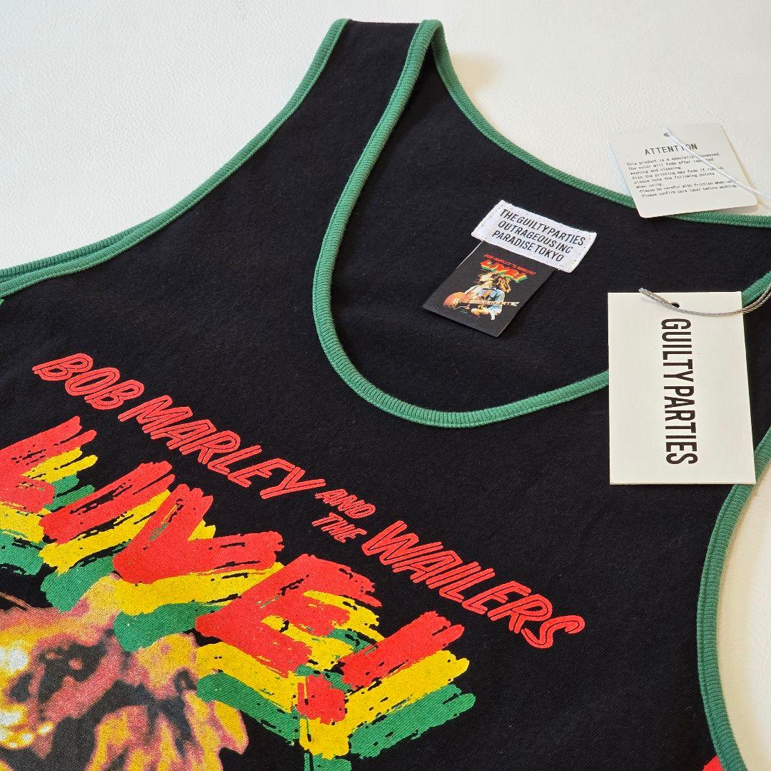 新品 タグ付き WACKO MARIA BOB MARLEY タンクトップ M