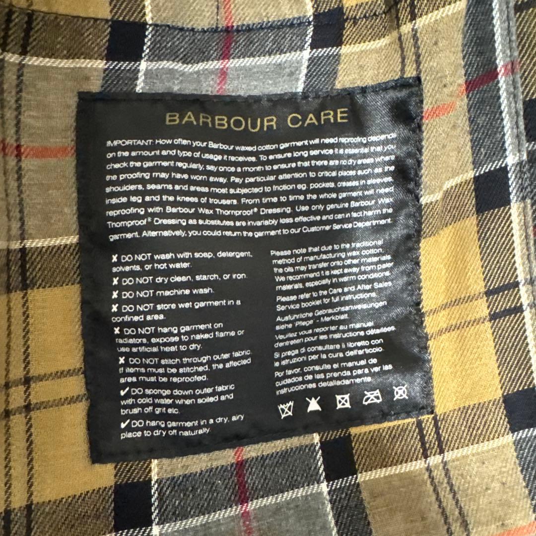 BARBOUR INTERNATIONAL サイズ36 バブアー ウォッシュド