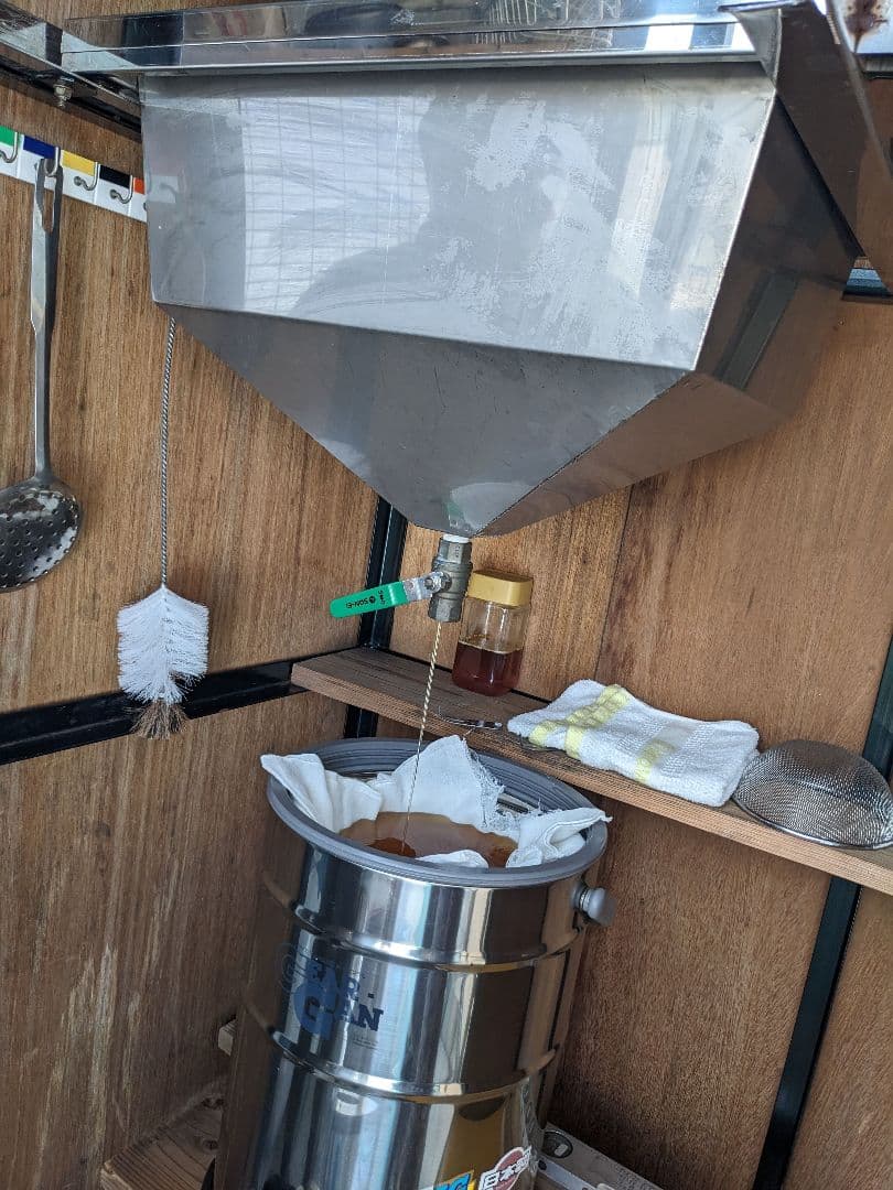 日本ミツバチ 蜂蜜 令和7年度 採れたて　たれ蜜　2年もの600g×2本 非加熱