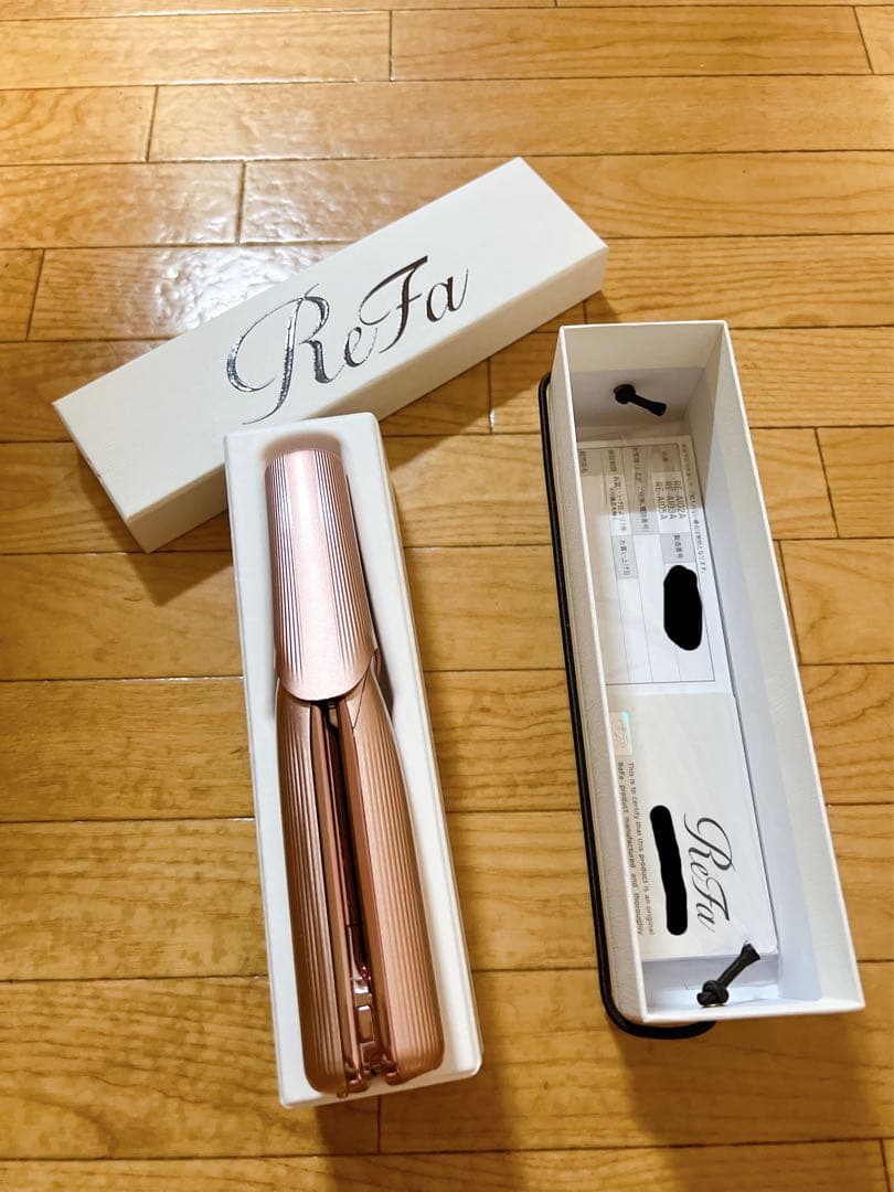 リファ カーボンレイヤープレート フィンガー アイロン ピンク