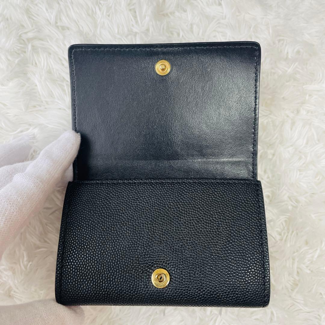 近年✨極美品 TBロゴ バーバリー 三つ折り財布 コンパクトウォレット ミニ財布