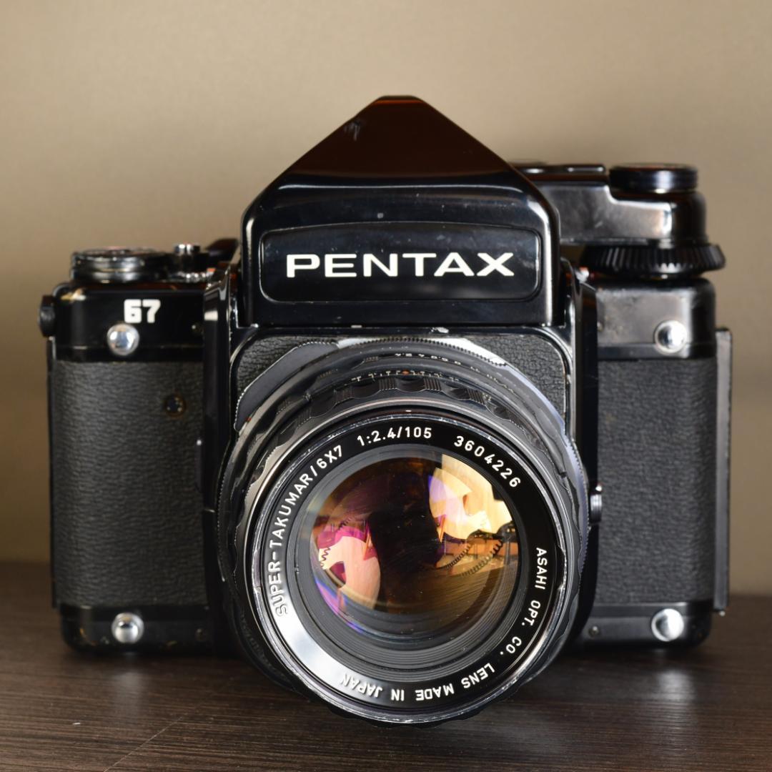 分解清掃・整備済 PENTAX 67 ペンタックス TTL　105mm F2.4