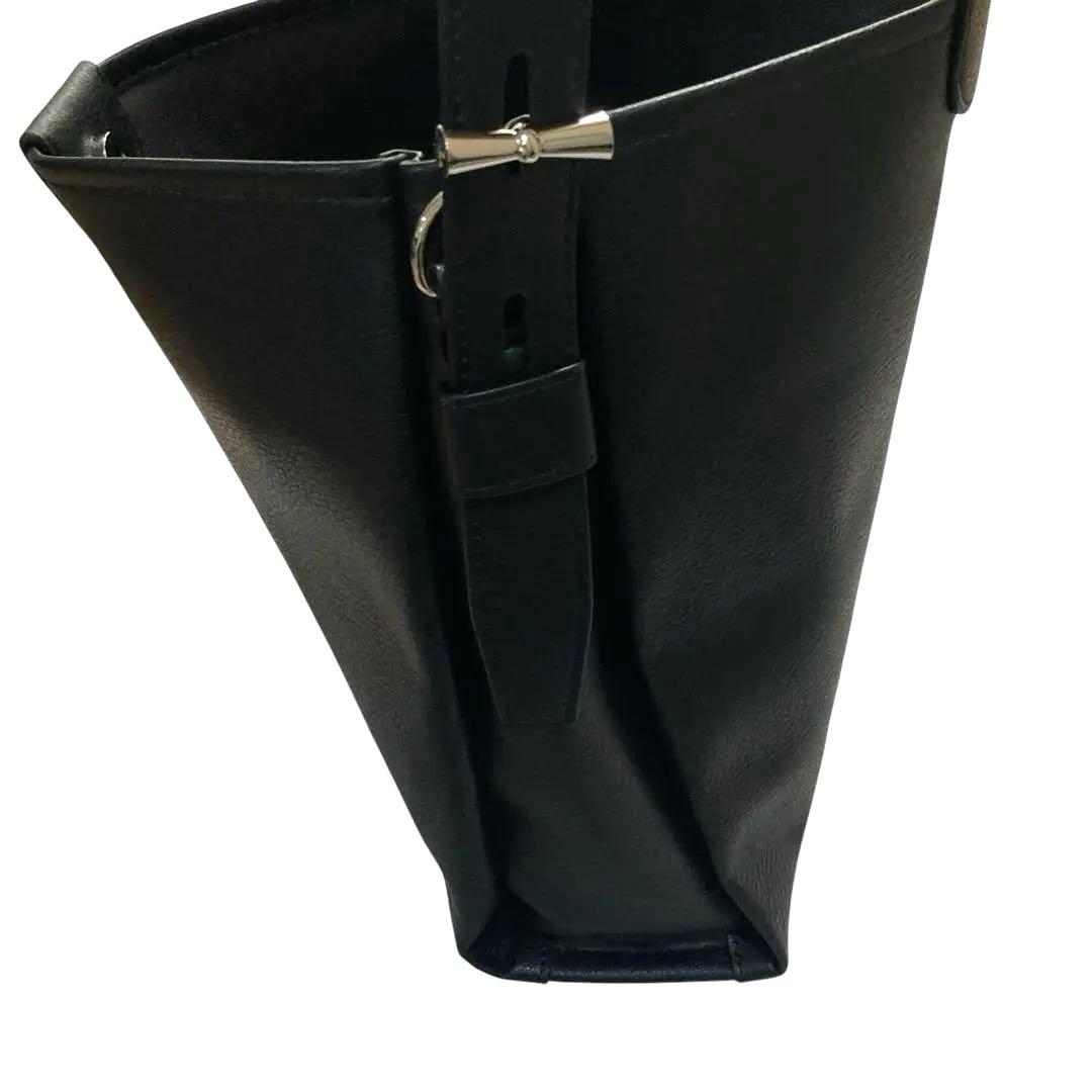 未使用⭐︎Kitamura 黒 2wayレザーショルダーバッグ インナーポーチ付き