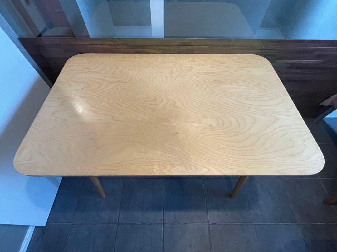 TSST 美品■天然木 ダイニングテーブル/デスク 棚付き■北欧◾️検ウニコ