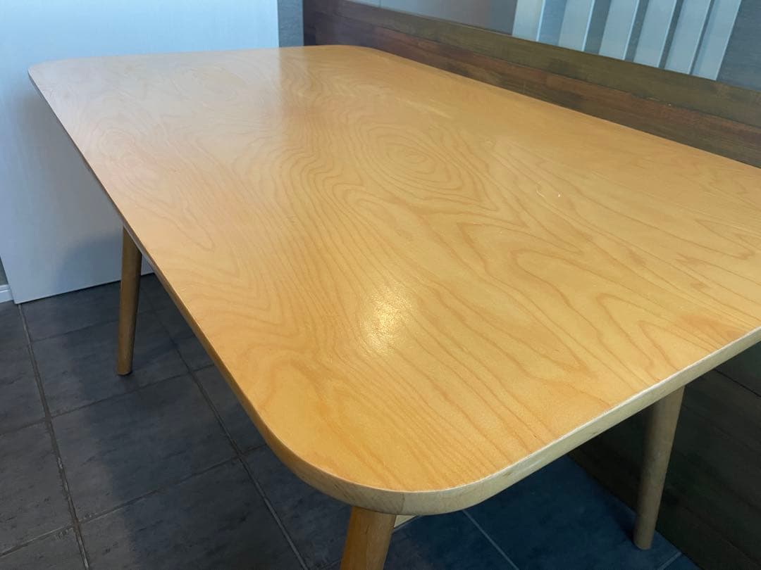 TSST 美品■天然木 ダイニングテーブル/デスク 棚付き■北欧◾️検ウニコ