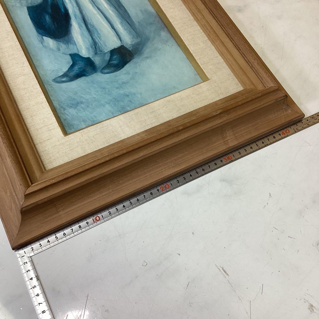 ルノワール名画額装オレンチ籠の女　A.C.P 複製画（1889） c-88