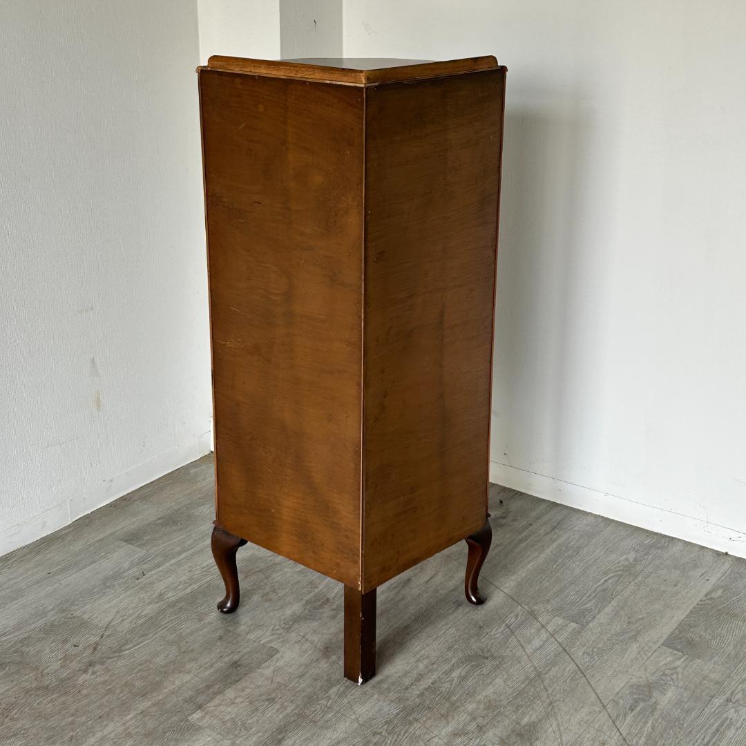 イギリス アンティーク家具 コーナー ディスプレイ キャビネット 765A