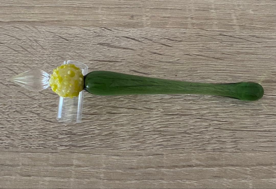 ガラスペン ずんだもち ミルキーグリーン