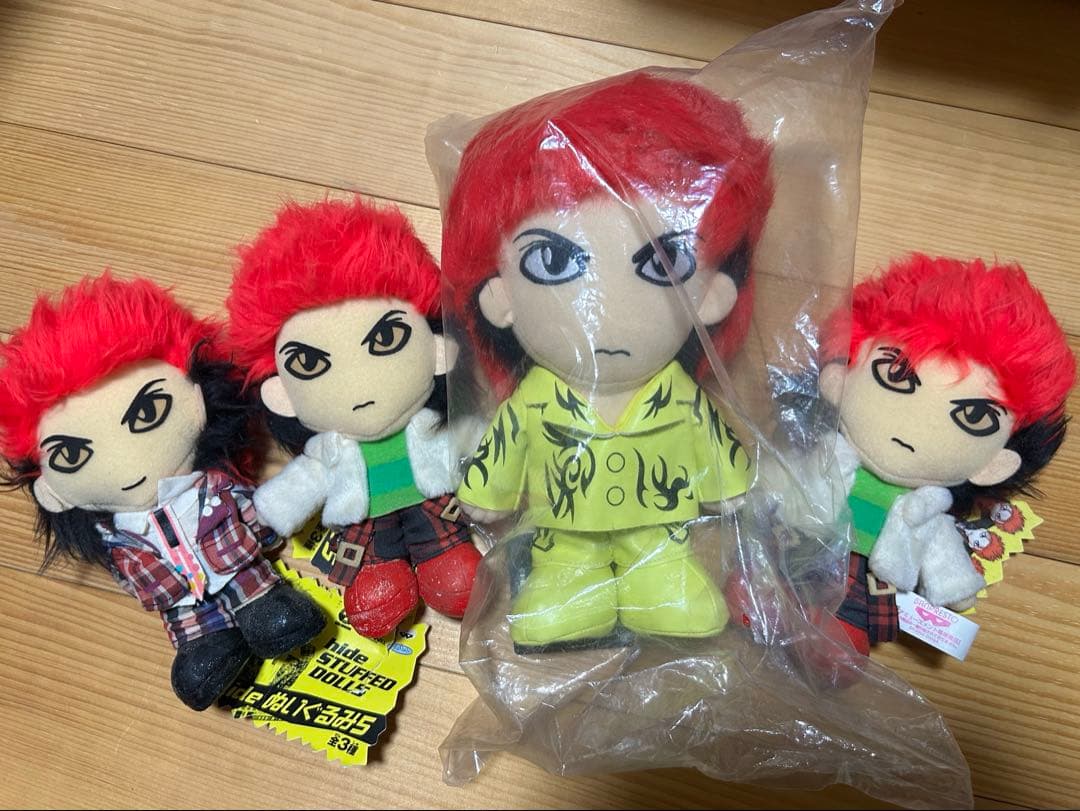 hide トライバル　ぬいぐるみ　未開封　とオマケ3体付き