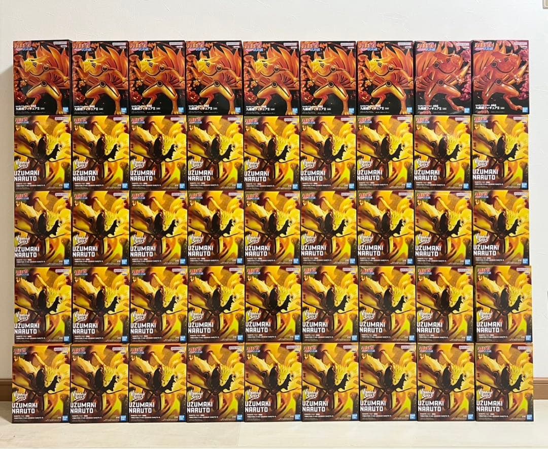 NARUTO　ナルト疾風伝　うずまきナルト　36個　九喇嘛　9個　フィギュア