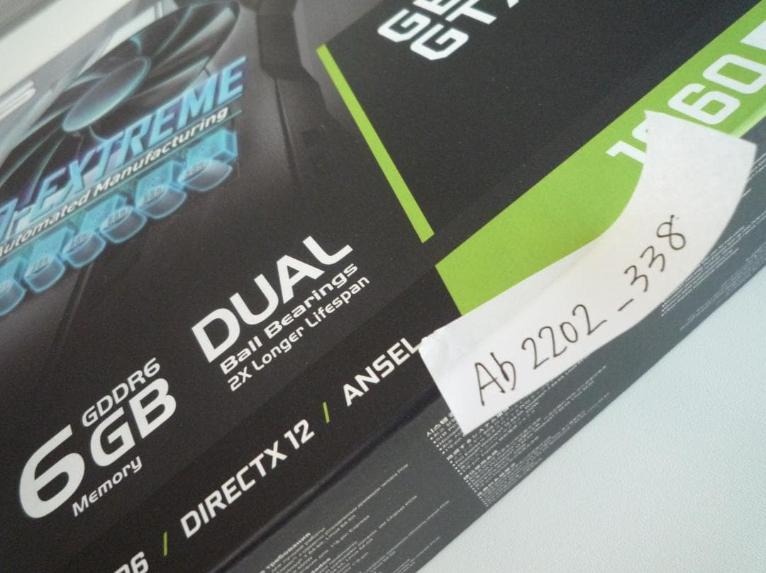 ASUS GeForce GTX1660スーパー パーツ 6GB GDDR6