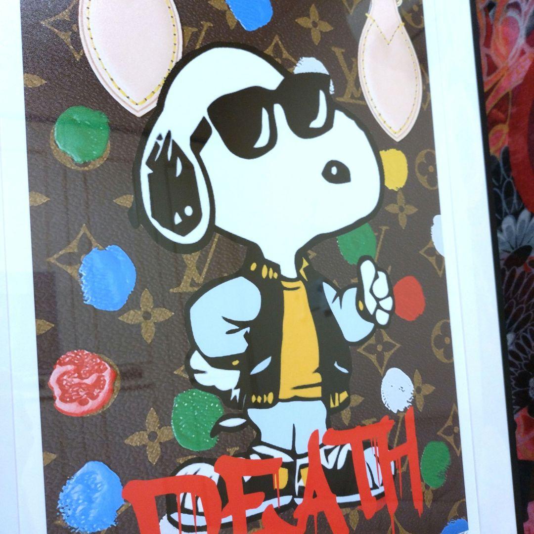 アートポスター　額装　スヌーピー