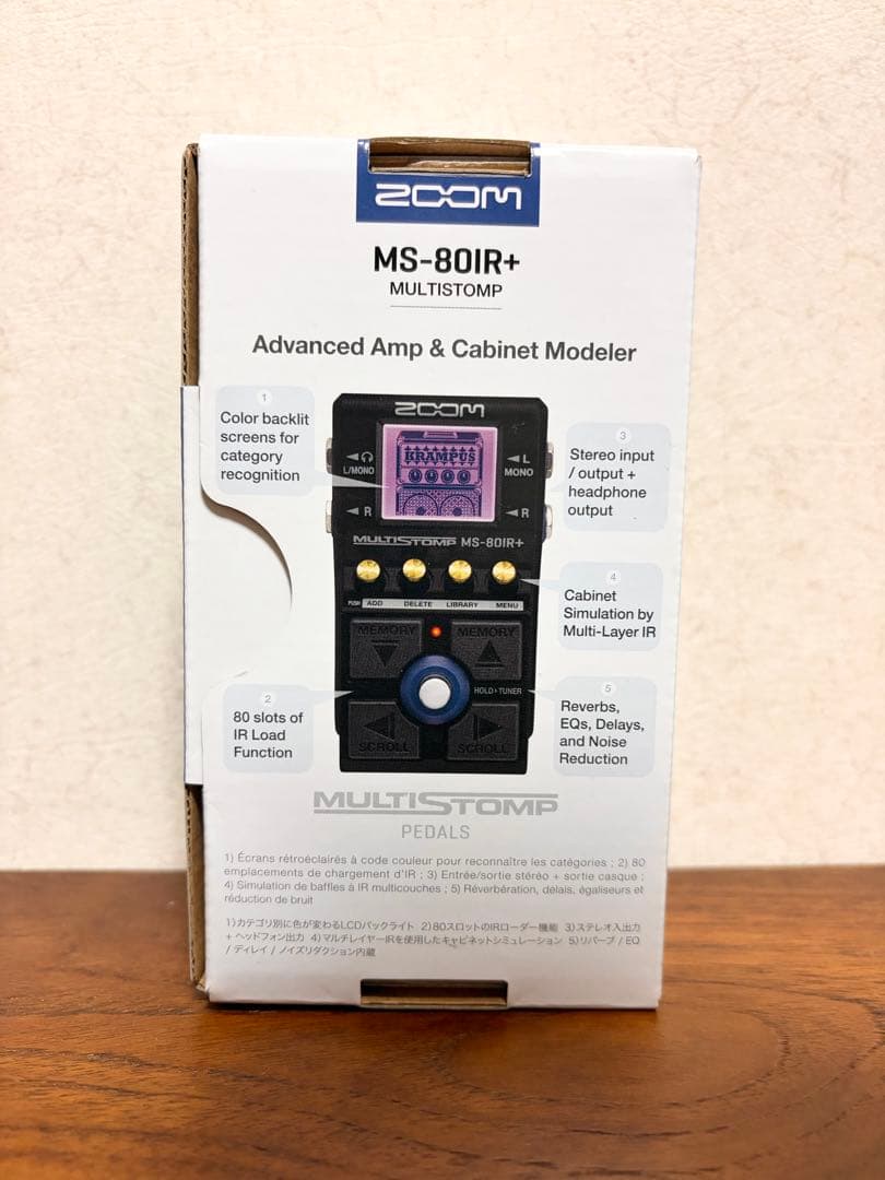 ZOOM MS-80IR+ マルチストンプ ほぼ未使用・美品