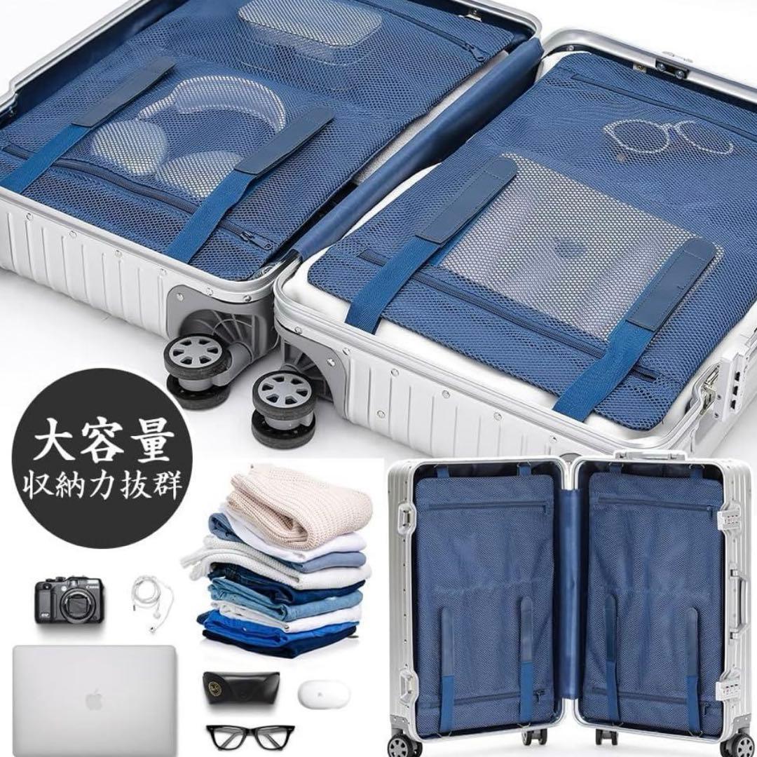 スーツケース アルミ合金ボディ キャリーケース シルバー Sサイズ 旅行