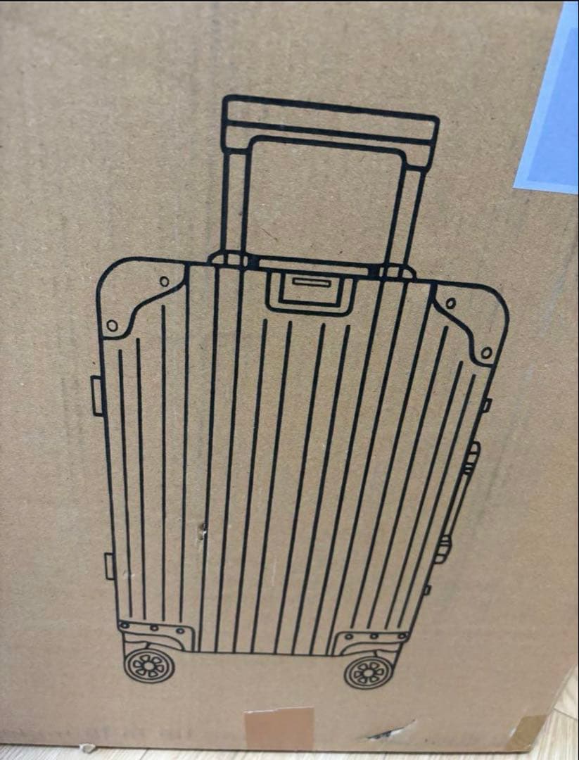 スーツケース アルミ合金ボディ キャリーケース シルバー Sサイズ 旅行