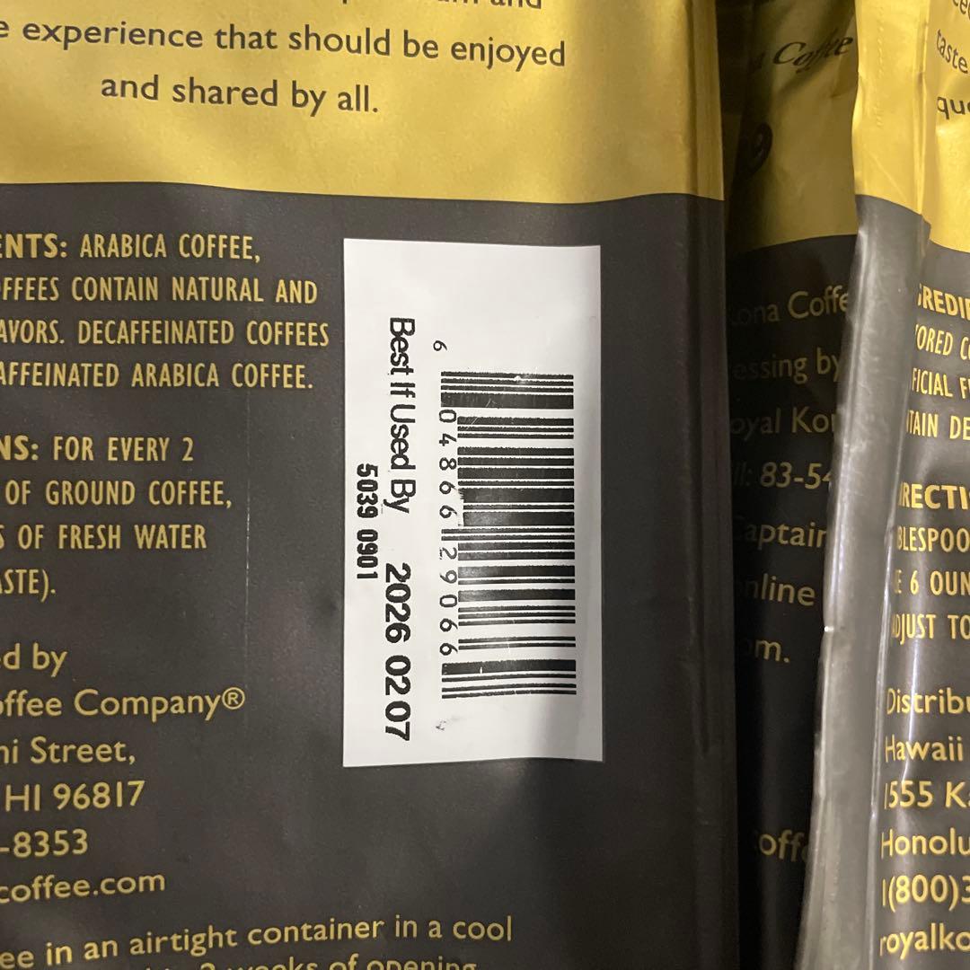  KONA coffee ロイヤル　コナコーヒー100%粉タイプ2袋
