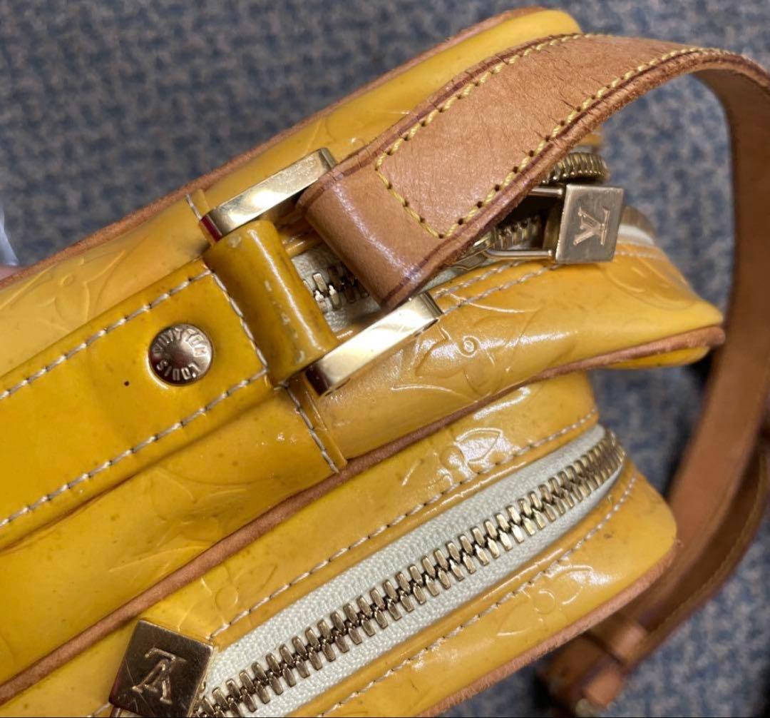 ルイヴィトン　ヴェルニ　シリアルナンバー有り　イエロー　難あり