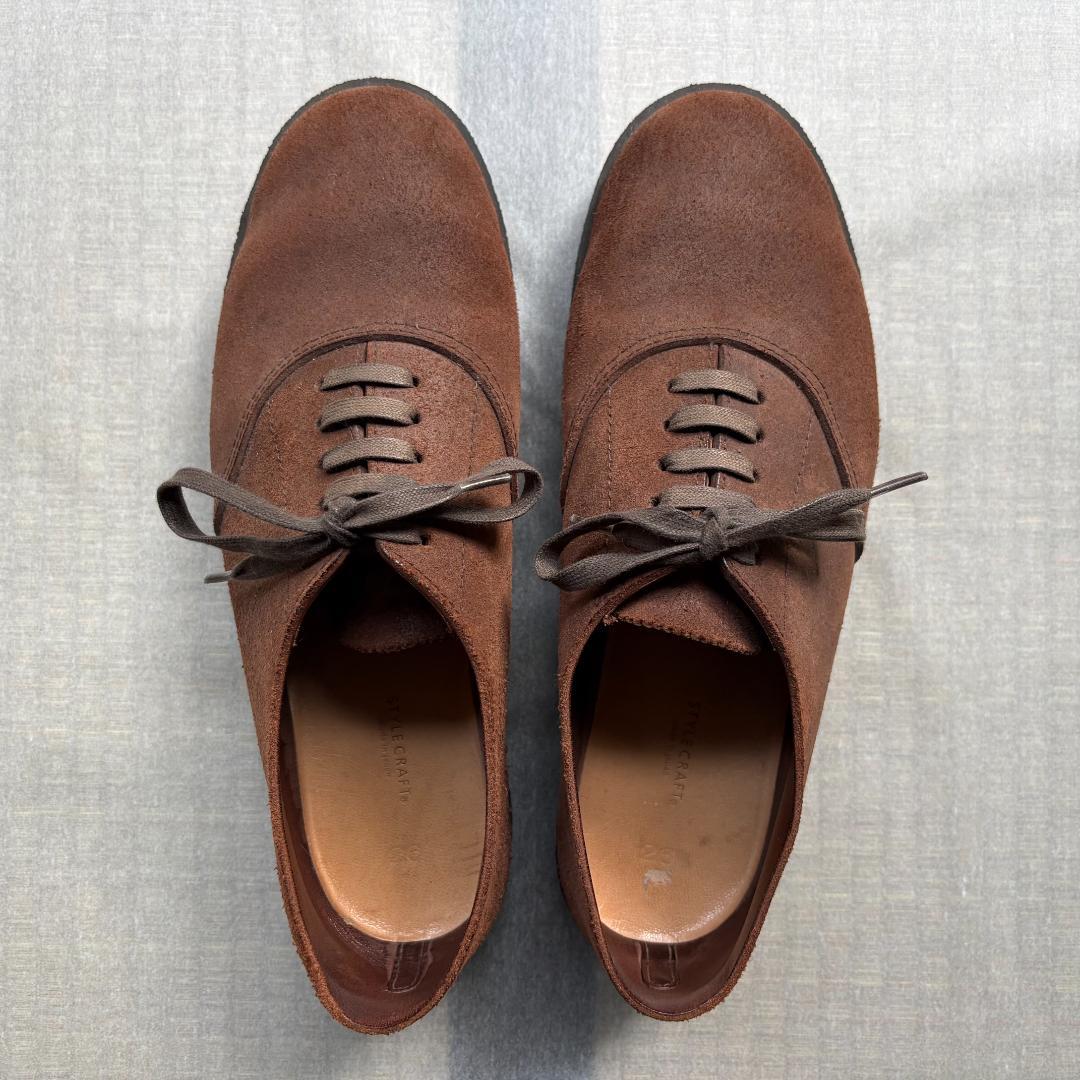 STYLE CRAFT DECK SHOES オイルスエード ブラウン 26.0