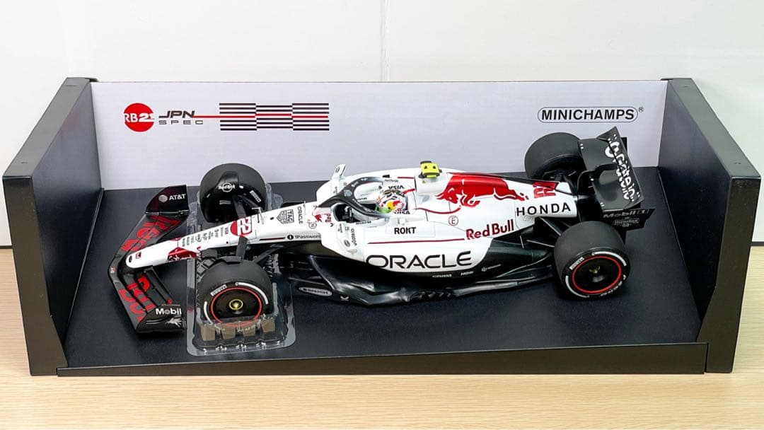 ミニチャンプス 1/18 レッドブル レーシング RB21 角田裕毅 日本GP