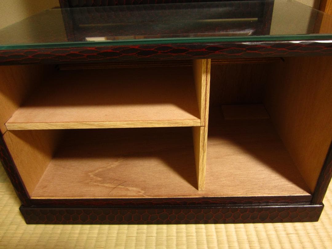 極美品◆伝統工芸◆鎌倉彫◆鏡台/姿見「梅の図」桐の引出し◆梱包・発送たのメル便