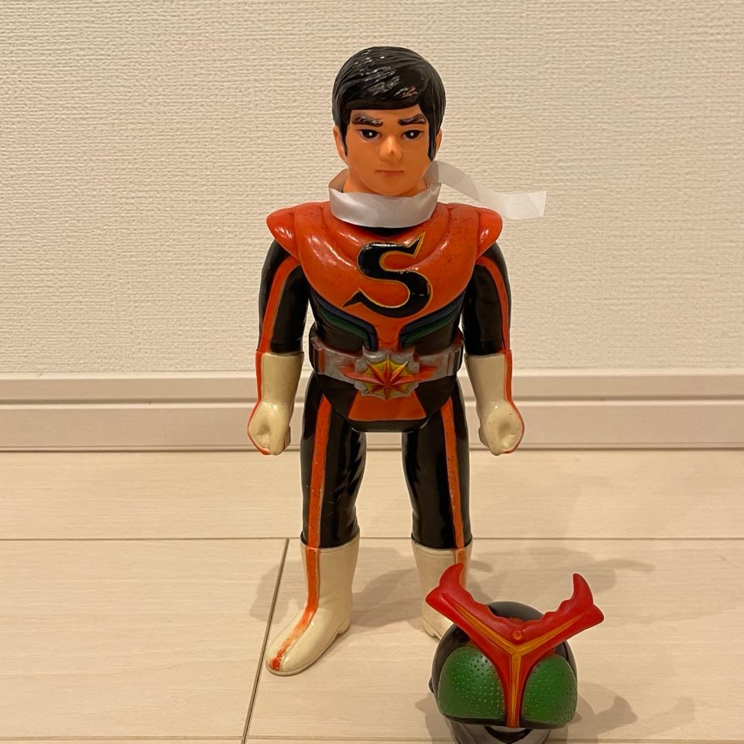 仮面ライダー 旧バンダイ 面取れ ソフビ スタンダードサイズ ストロンガー