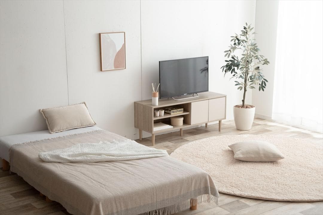 【送料無料】Erin バイカラーテレビボード AV台 収納 【幅110cm】