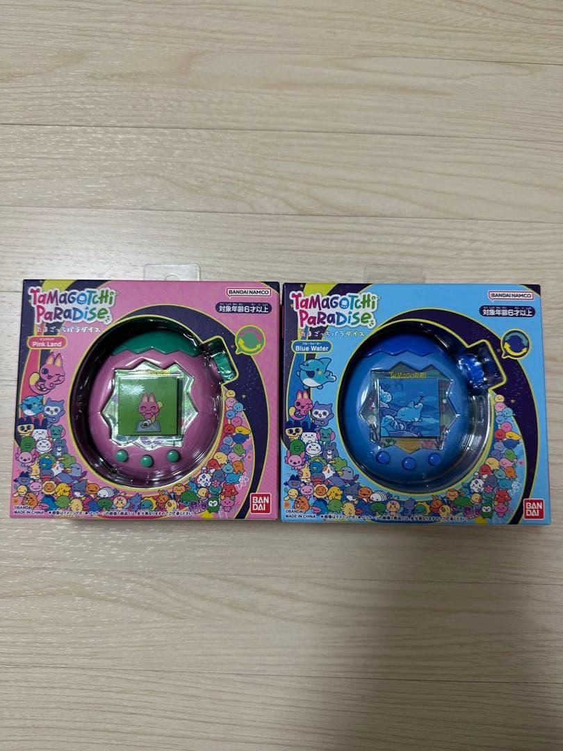Tamagotchi Paradise ピンクと青のセット