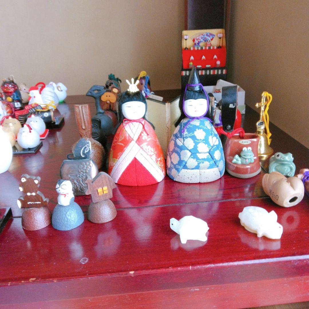 【昭和時代の全国の土鈴】107個　鋳物鈴他34個　まとめ売り 外国の方へお土産♡