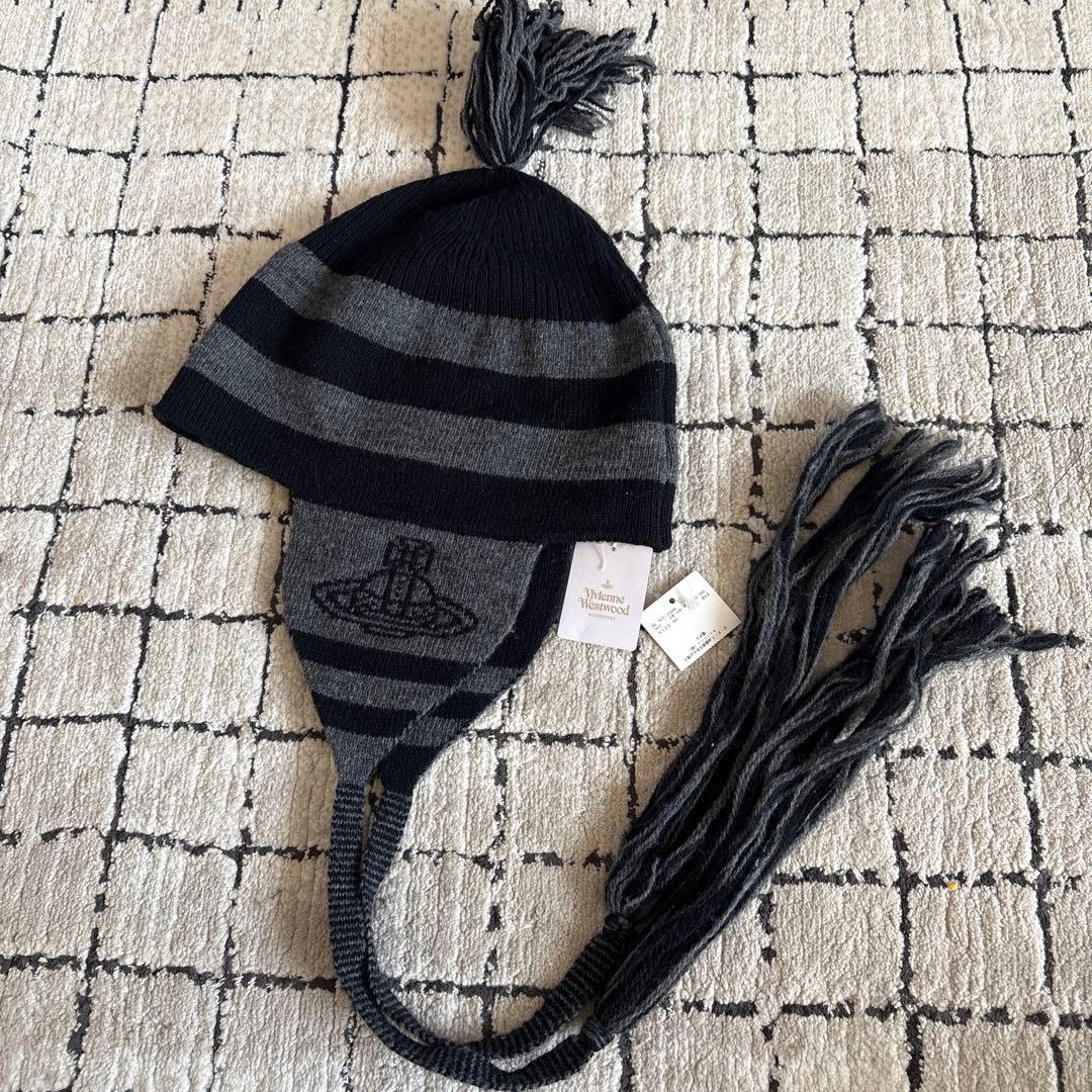 最終値下 Vivienne Westwood ニット帽 新品 正規品 タグ付き