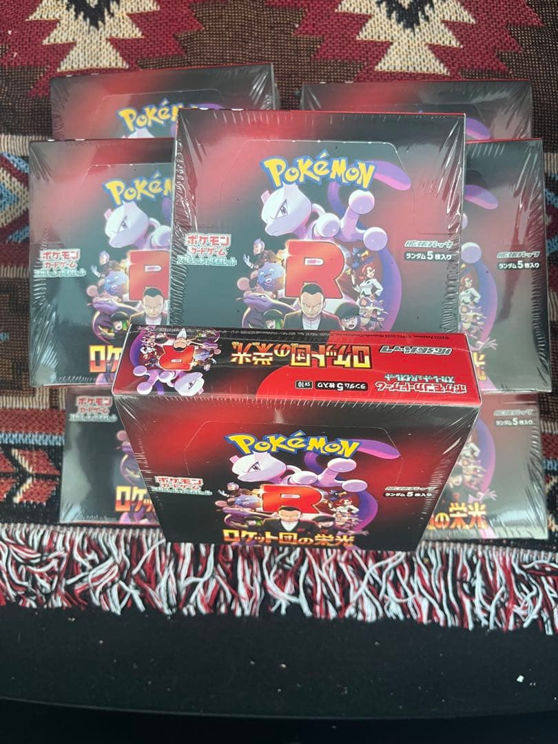 ポケカ　ロケット団の栄光　新品未開封　シュリンク付き　８BOX