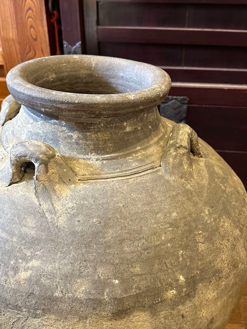 琉球　沖縄　大壺　四耳壺　江戸時代後期