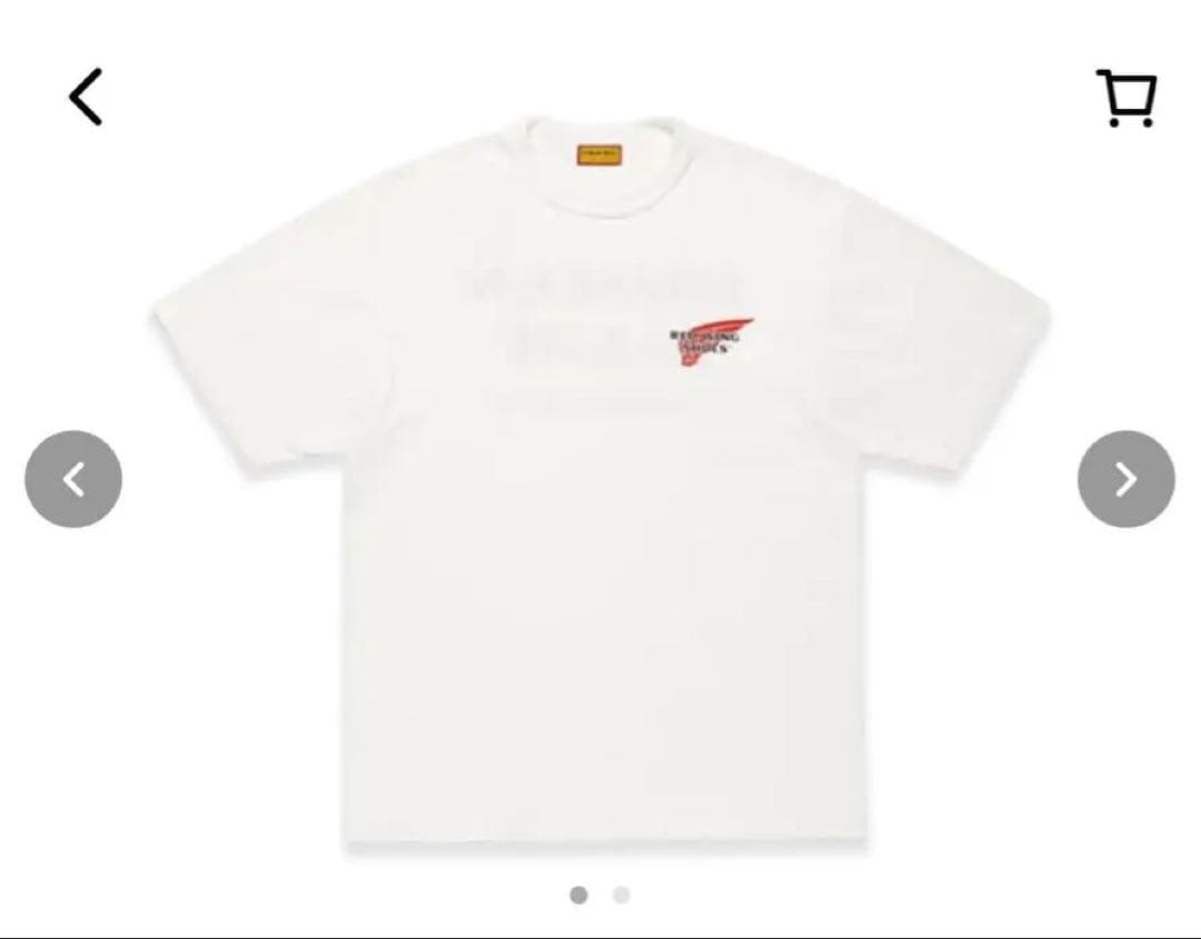 【最安値・新品】HUMAN MADE x RED WINGグラフィック