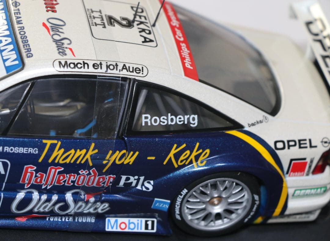 超希少ミニチャンプス(UTモデル)オペル　チームロズベルグDTM仕様　1/18