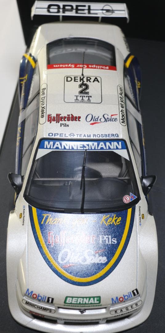 超希少ミニチャンプス(UTモデル)オペル　チームロズベルグDTM仕様　1/18