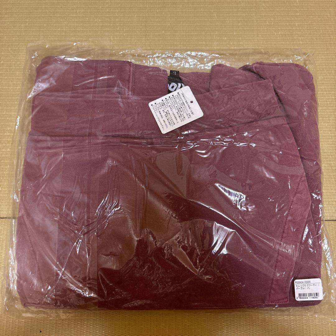 山下幸輝 kioc カレッジロゴフーディ パープル L パーカー