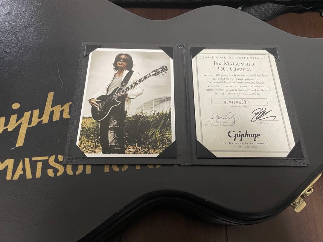エピフォン TAK MATSUMOTO DC CUSTOM B'z 松本孝弘