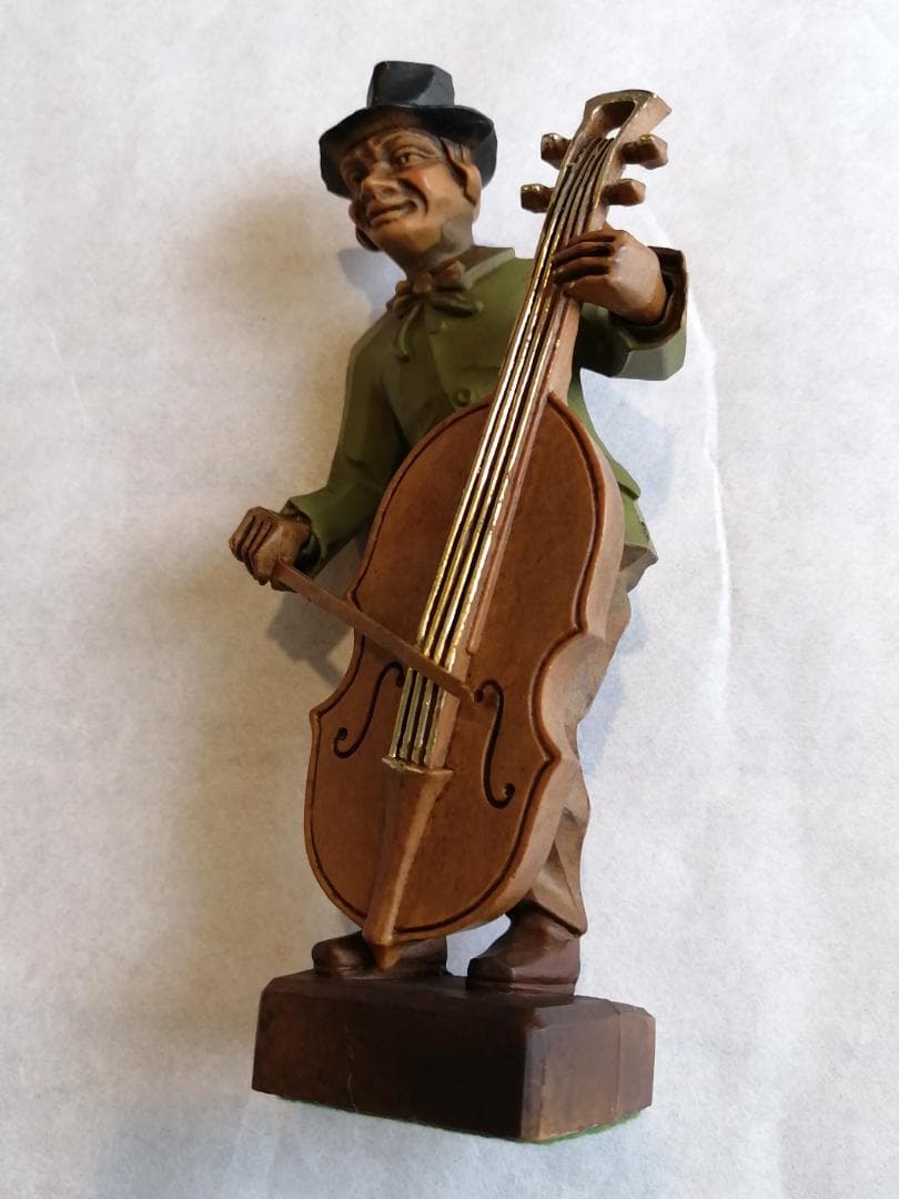 ヴィンテージ　木堀風人形　West Germany　4体セット