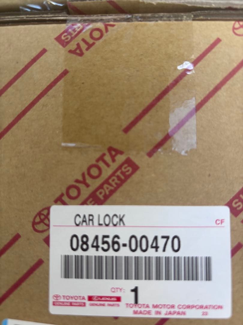 トヨタ タイヤロック イエロー 未使用