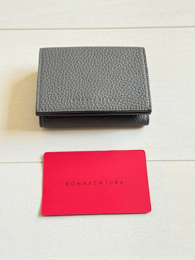 BONAVENTURA グレー 三つ折り財布