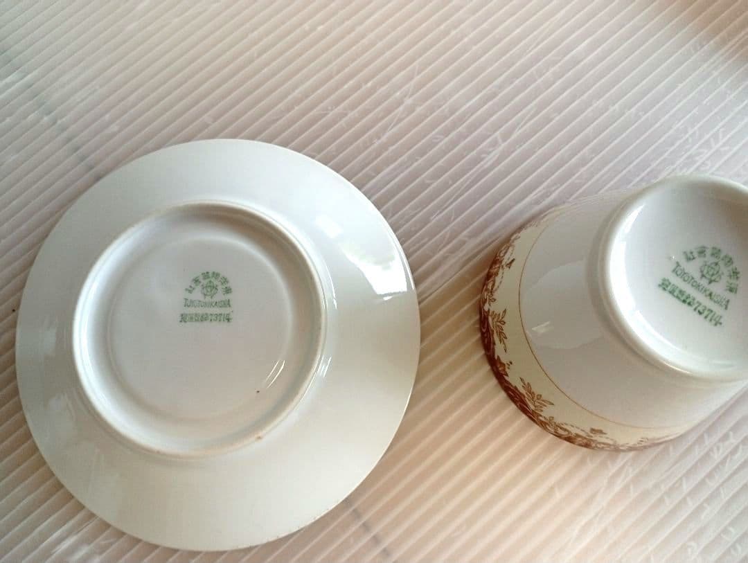 【珍品】東洋陶器会社 TOYOTOKIKAISYA カップ＆ソーサ－オールド東陶