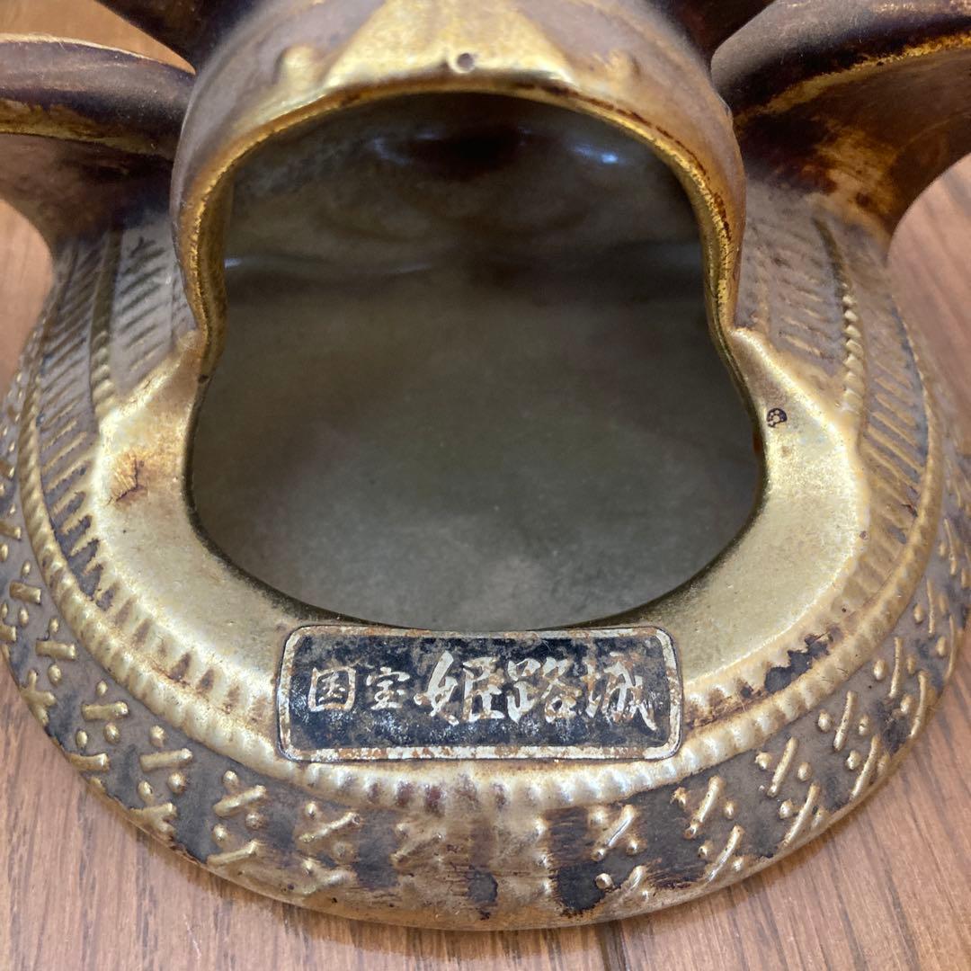 匿名配送　兜　国宝姫路城　アンティーク　置物　カッコいい　カブト　当時物