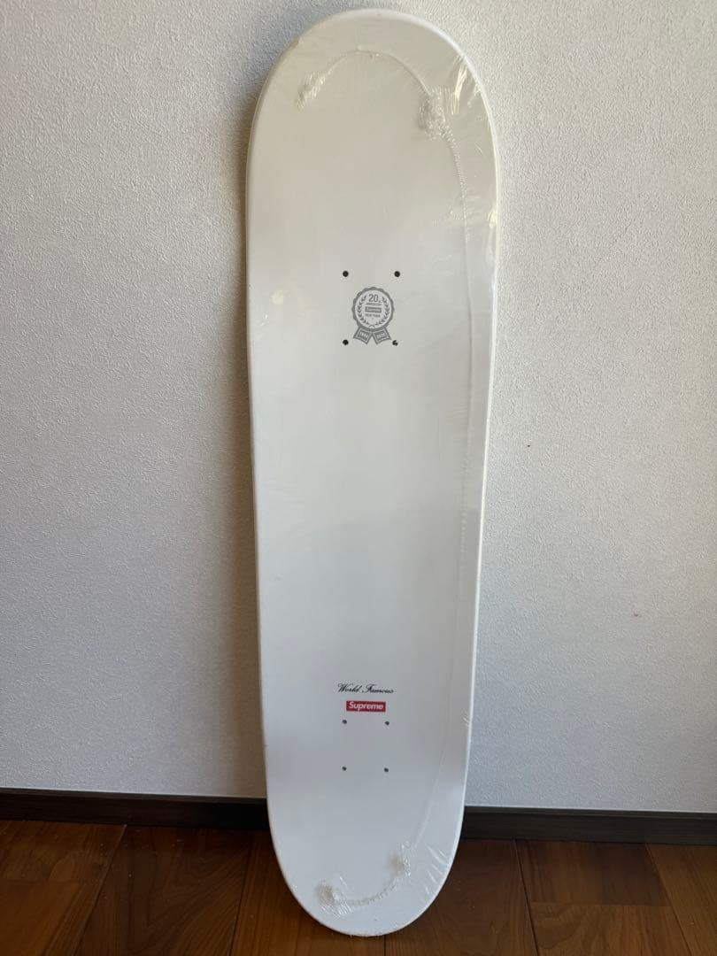 supreme シュプリーム スケボーデッキ 20周年 ホワイト